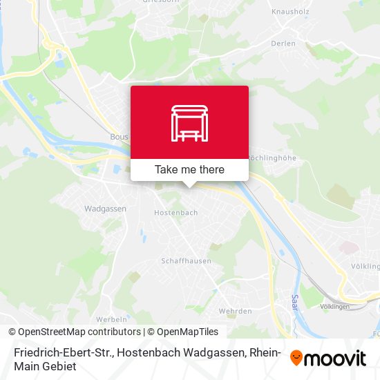 Friedrich-Ebert-Str., Hostenbach Wadgassen map