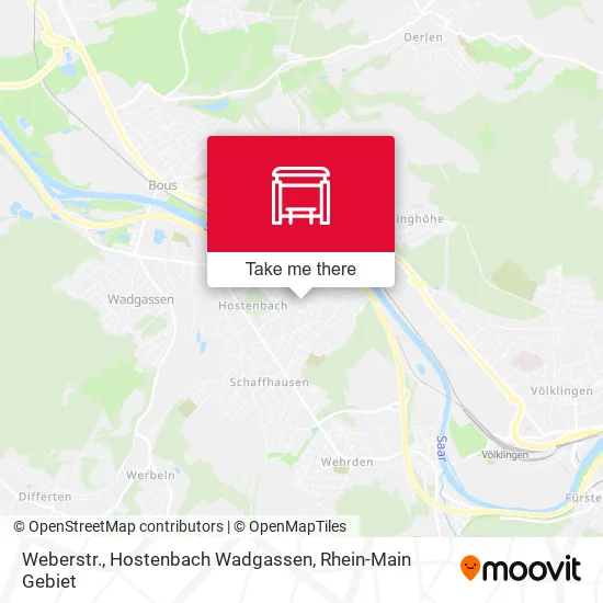 Карта Weberstr., Hostenbach Wadgassen