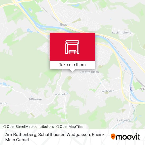 Am Rothenberg, Schaffhausen Wadgassen map