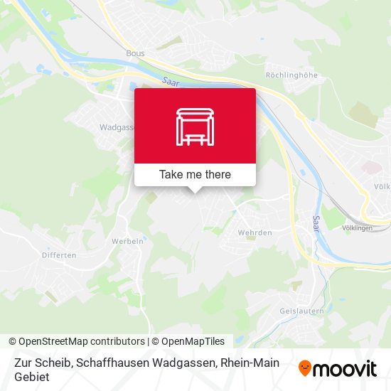 Zur Scheib, Schaffhausen Wadgassen map