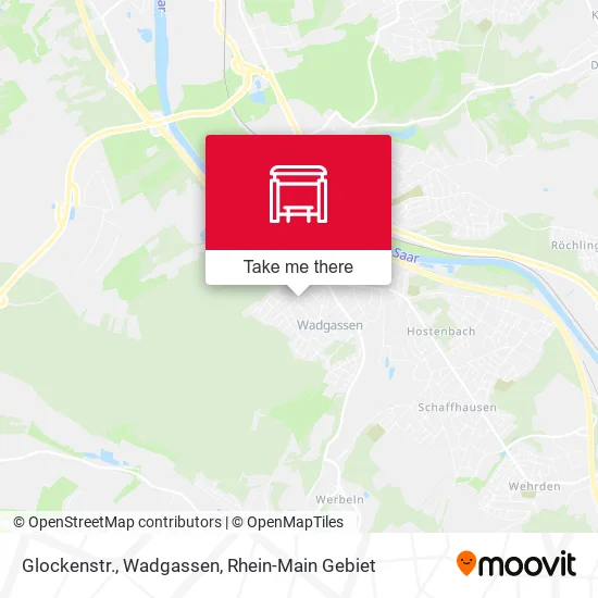 Карта Glockenstr., Wadgassen