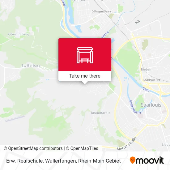 Erw. Realschule, Wallerfangen map