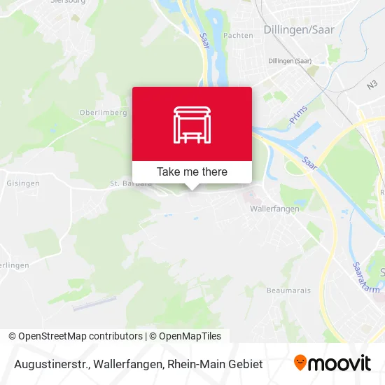 Карта Augustinerstr., Wallerfangen