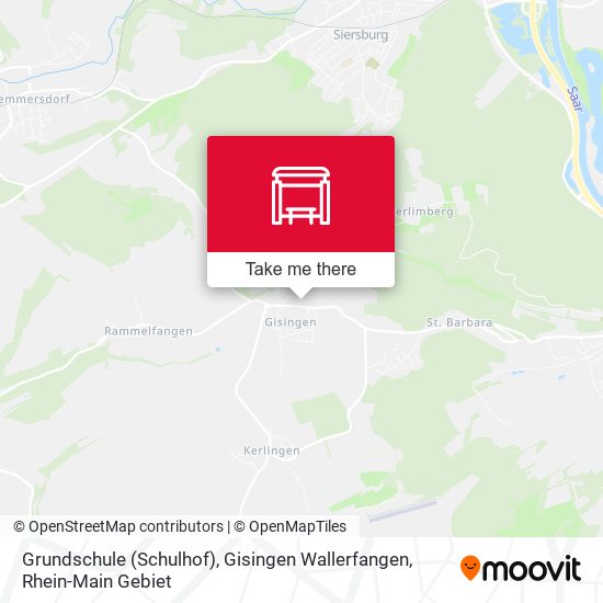 Grundschule (Schulhof), Gisingen Wallerfangen map