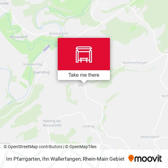 Im Pfarrgarten, Ihn Wallerfangen map
