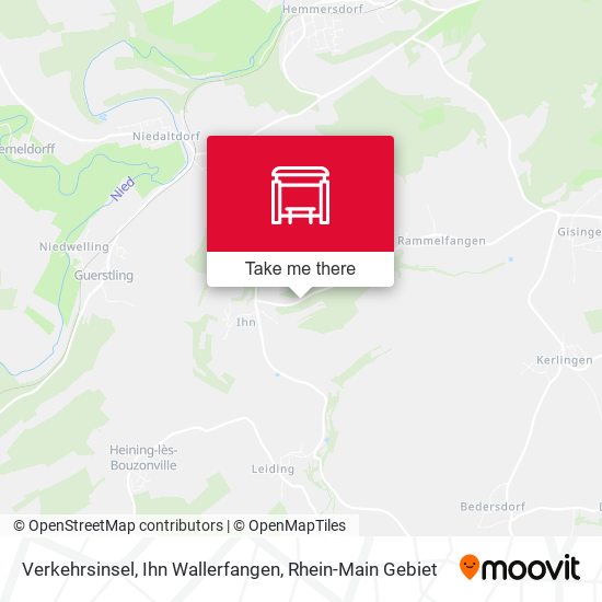 Verkehrsinsel, Ihn Wallerfangen map