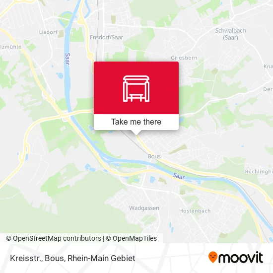 Карта Kreisstr., Bous