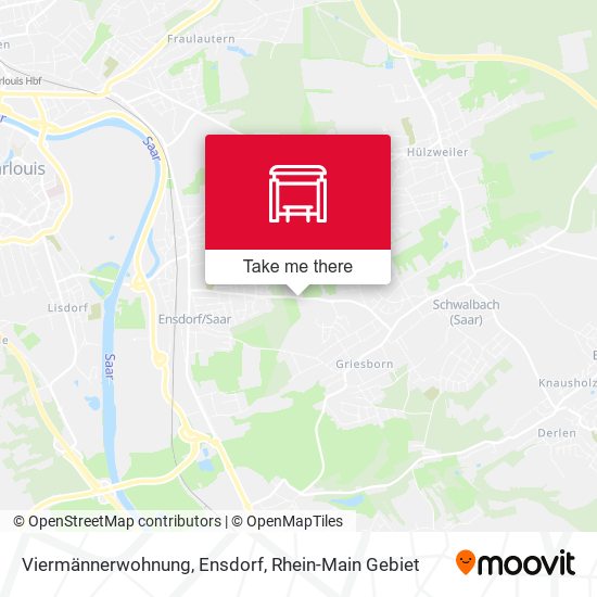Viermännerwohnung, Ensdorf map