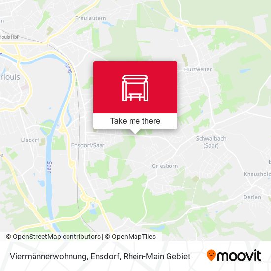 Viermännerwohnung, Ensdorf map