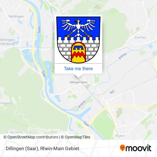 Dillingen (Saar) map