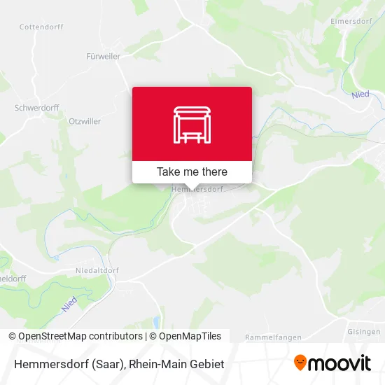 Карта Hemmersdorf (Saar)