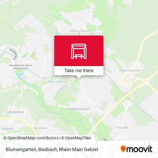 Карта Blumengarten, Bexbach