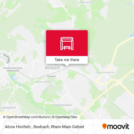 Карта Abzw Hochstr., Bexbach