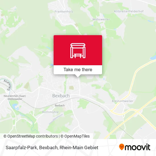 Карта Saarpfalz-Park, Bexbach