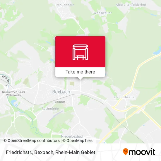 Карта Friedrichstr., Bexbach