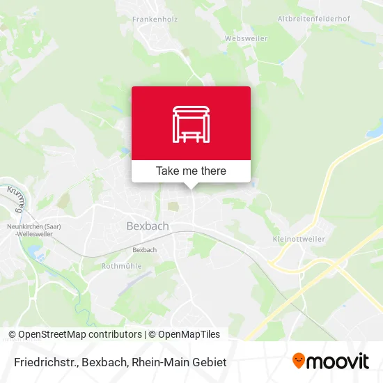 Карта Friedrichstr., Bexbach