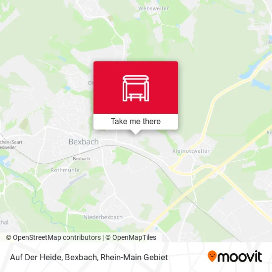 Карта Auf Der Heide, Bexbach