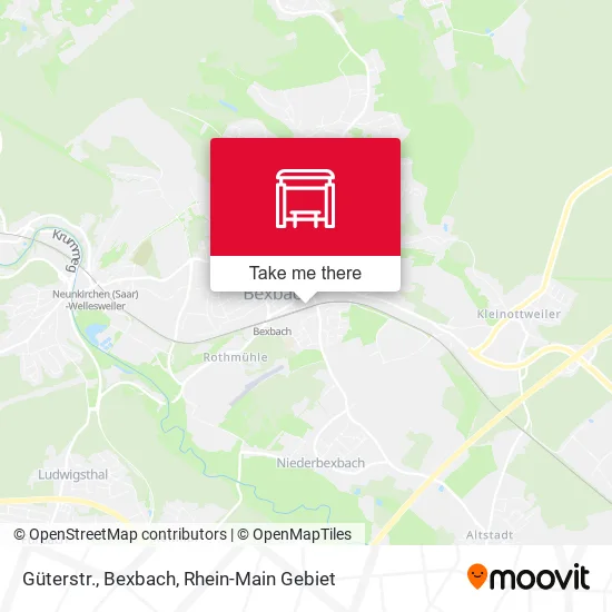 Карта Güterstr., Bexbach