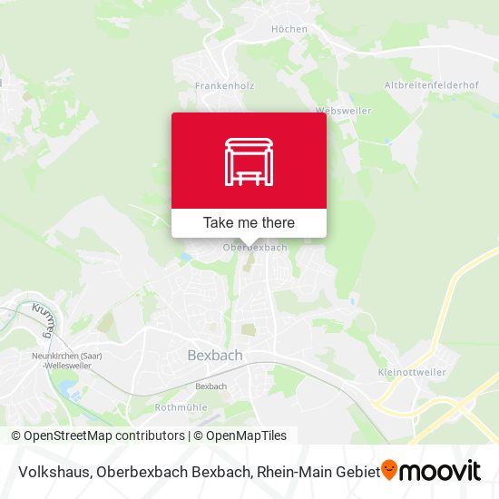 Volkshaus, Oberbexbach Bexbach map