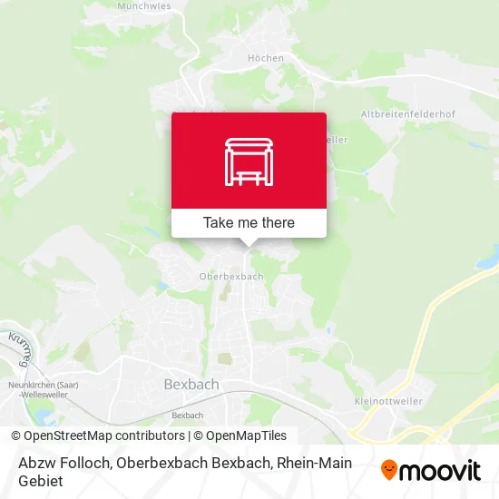Карта Abzw Folloch, Oberbexbach Bexbach