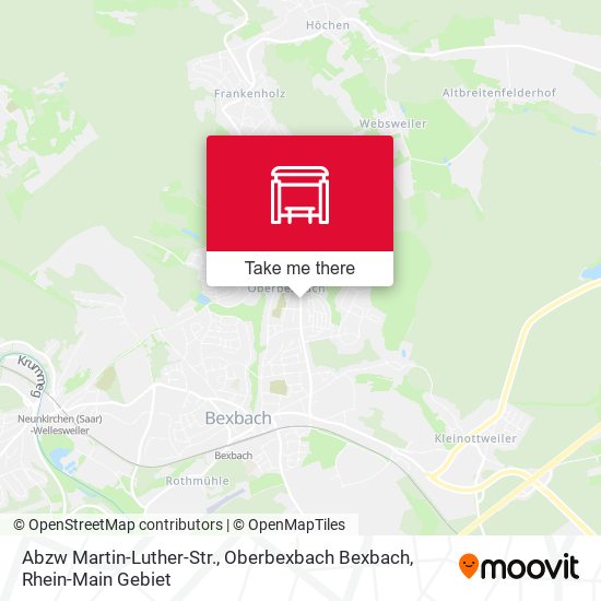 Abzw Martin-Luther-Str., Oberbexbach Bexbach map
