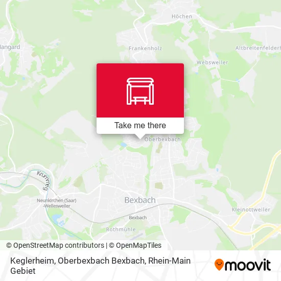 Карта Keglerheim, Oberbexbach Bexbach