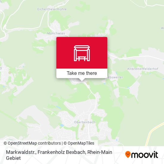 Markwaldstr., Frankenholz Bexbach map