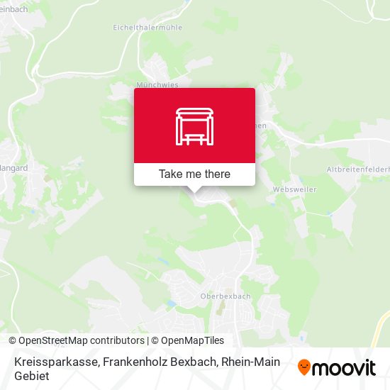 Kreissparkasse, Frankenholz Bexbach map