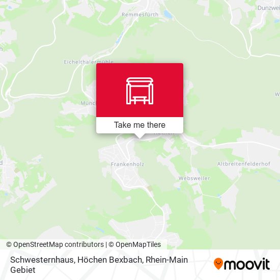 Schwesternhaus, Höchen Bexbach map