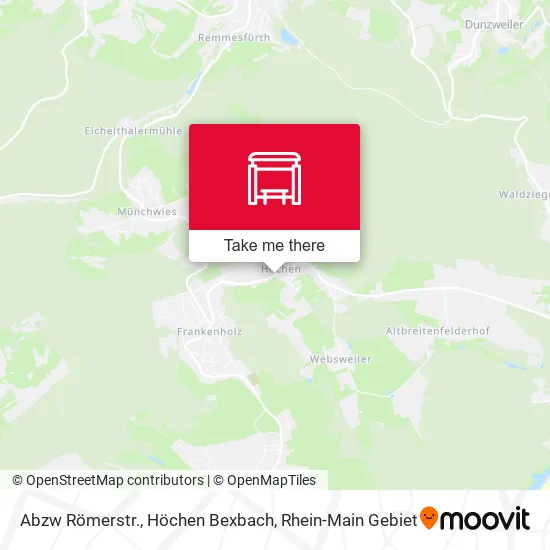 Карта Abzw Römerstr., Höchen Bexbach