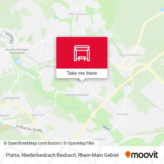 Карта Platte, Niederbexbach Bexbach
