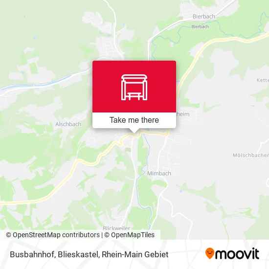 Карта Busbahnhof, Blieskastel