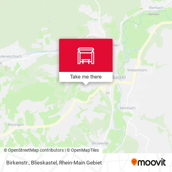 Карта Birkenstr., Blieskastel