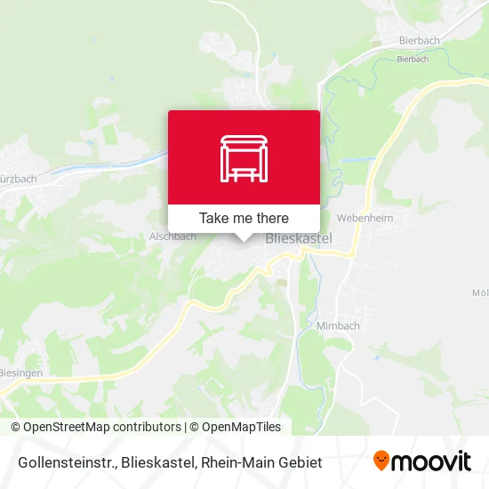 Карта Gollensteinstr., Blieskastel