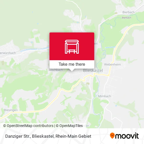 Карта Danziger Str., Blieskastel