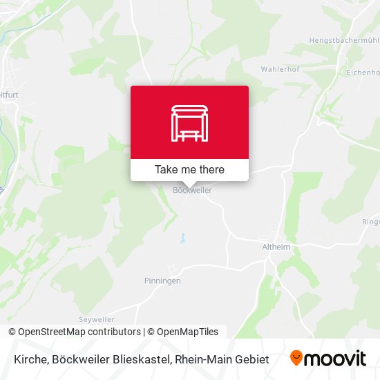 Kirche, Böckweiler Blieskastel map