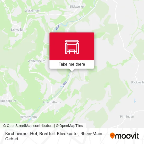 Карта Kirchheimer Hof, Breitfurt Blieskastel