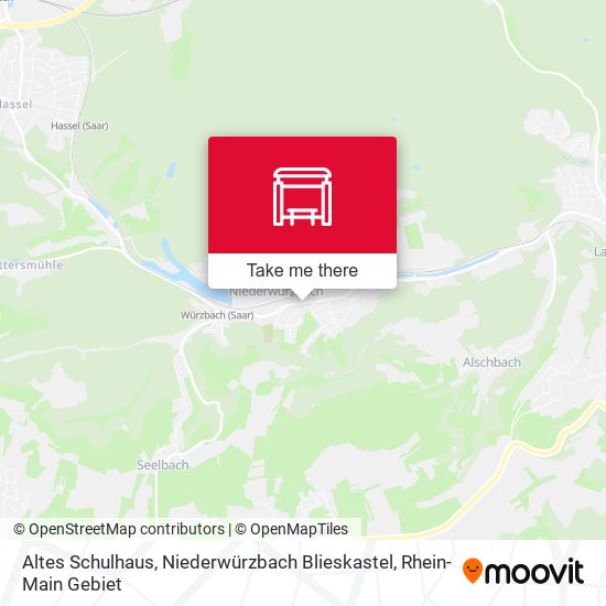 Altes Schulhaus, Niederwürzbach Blieskastel map