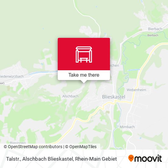Карта Talstr., Alschbach Blieskastel