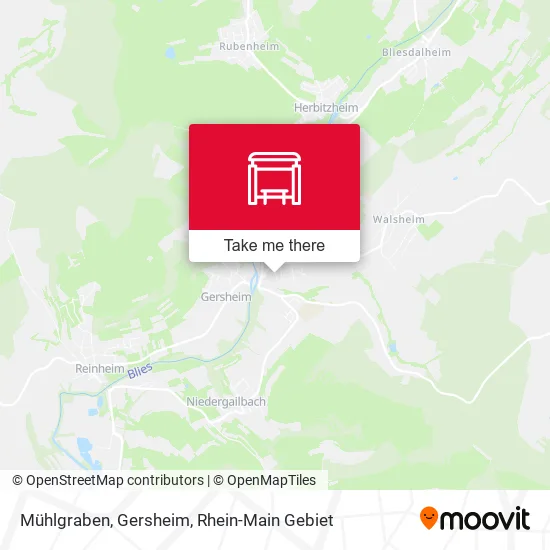 Карта Mühlgraben, Gersheim