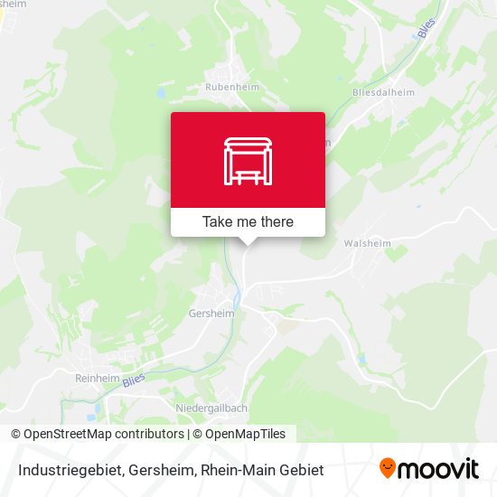 Industriegebiet, Gersheim map