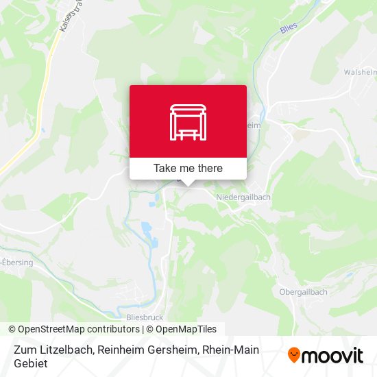 Zum Litzelbach, Reinheim Gersheim map