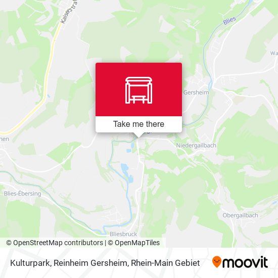 Kulturpark, Reinheim Gersheim map