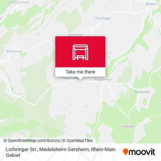 Lothringer Str., Medelsheim Gersheim map