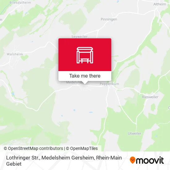 Карта Lothringer Str., Medelsheim Gersheim