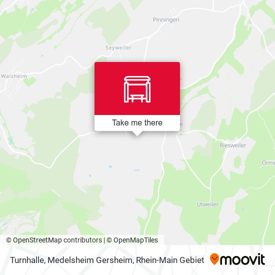 Turnhalle, Medelsheim Gersheim map