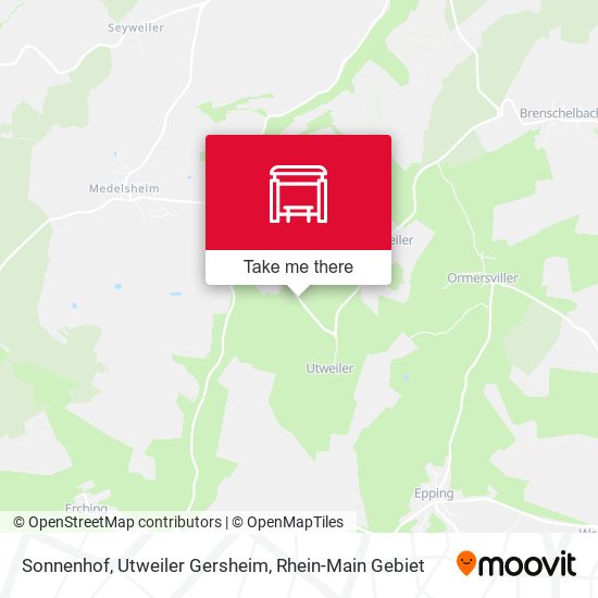 Sonnenhof, Utweiler Gersheim map