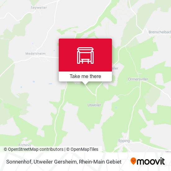 Sonnenhof, Utweiler Gersheim map