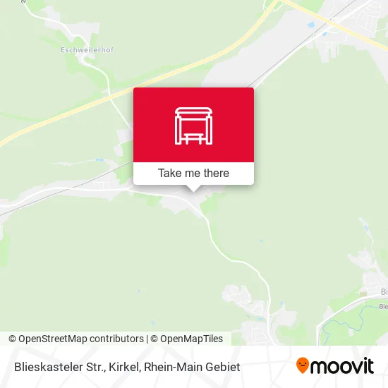 Карта Blieskasteler Str., Kirkel