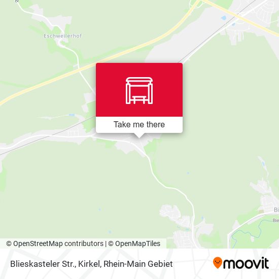 Карта Blieskasteler Str., Kirkel